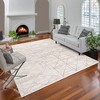 Gertmenian Olbia Trier Modern Abstract Ivory Indoor Polyester Area Rug - 2 of 4
