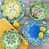 Elama Stapanya 12 Piece Melamine Dinnerware Set - 2 of 4