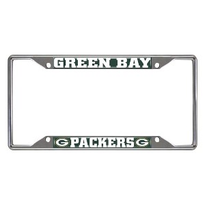 NFL Green Bay Packers Stainless Steel License Plate Frame - 1 of 3