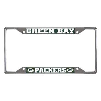 NFL Green Bay Packers Stainless Steel License Plate Frame