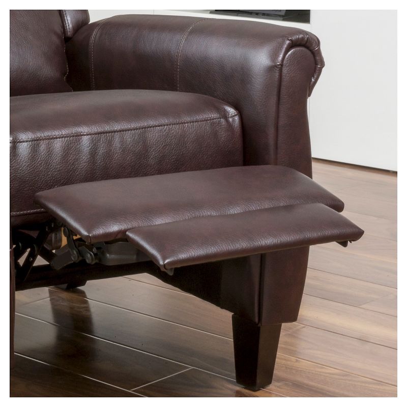Haddan Faux Leather Recliner Club Chair - Christopher Knight Home, 4 of 7