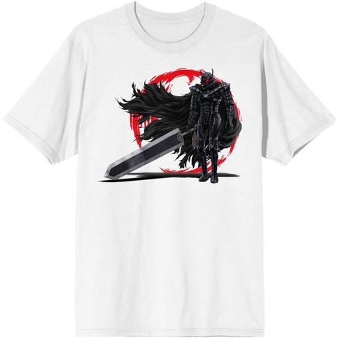  Berserk Guts Character Shirt, Dragon Slayer Sword Dark  Anti-Hero with Brand of Sacrifice, Black T-Shirt Manga Anime Story  Theme-Small : Clothing, Shoes & Jewelry