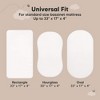 KeaBabies 2pk Soothe Waterproof Bassinet Sheets for Girls, Boys, 33x17 Universal Baby Bassinet Mattress Protector Cover - 4 of 4