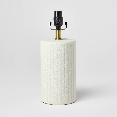 Ceramic Lamp Base with Reactive Glaze White - Threshold™ designed with Studio McGee