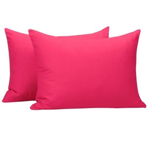 2 Pack Brushed Microfiber Zippered Toddler Pillowcases, Super Soft and Cozy Travel Pillow Cases - NTBAY - 1 of 4