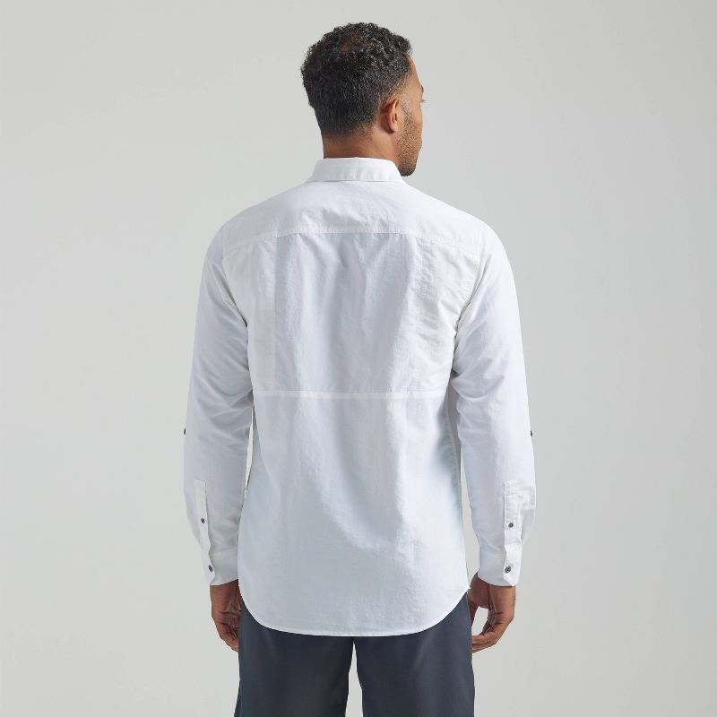 Wrangler Men's ATG Long Sleeve Fishing Button-Down Shirt, 2 of 10