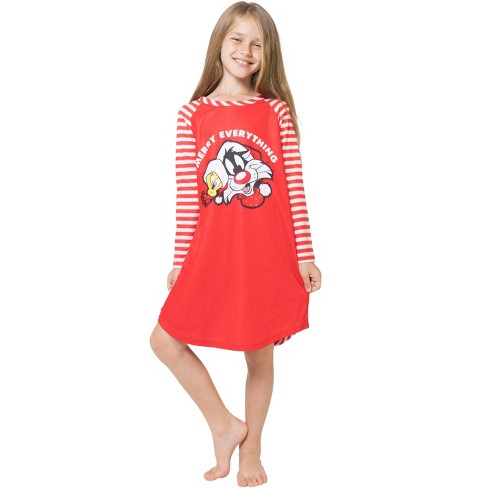 Girls santa online nightgown