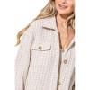 Women's Be Alright Tweed Shacket - And The Why - 3 of 3
