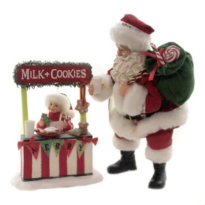 Possible Dreams Merry Bake Dreams - One Set Of Two Possible Dreams Figurine  10.75 Inches - Milk & Cookies - 6005260 - Resin - Red