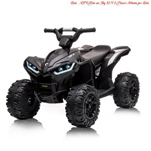 3-8 Years Kids Ride on Toys,12V Ride on Car w/ Remote Control, Electric Car w/ Music, Lights, Horn & 3 Speeds - 1 of 4
