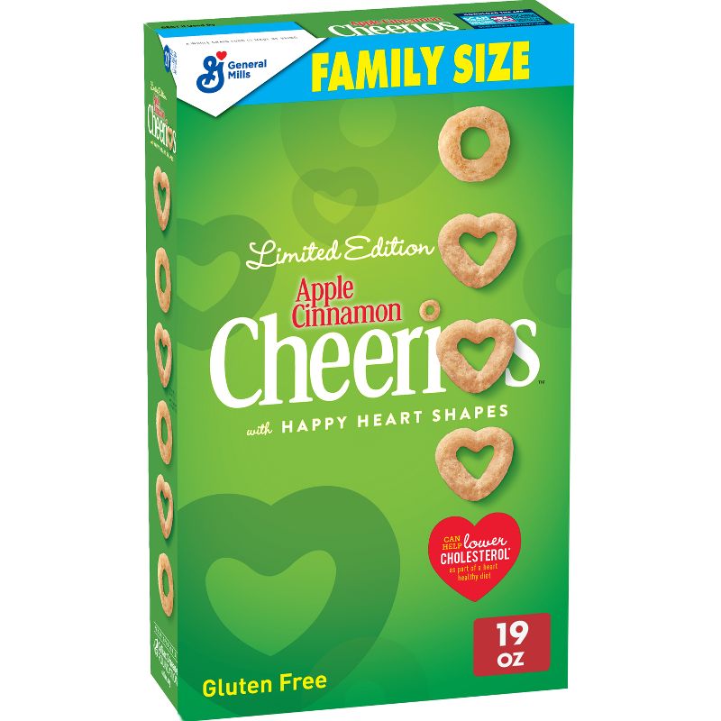 General Mills Family Size Apple Cinnamon Cheerios Cereal - 19oz, 1 of 15