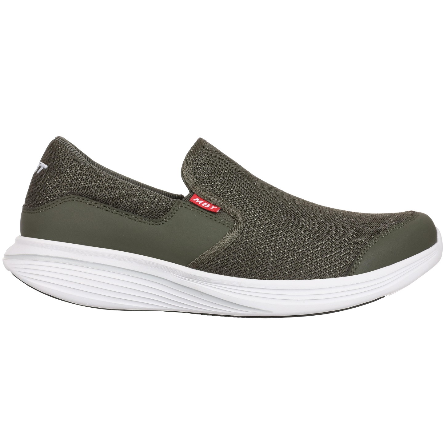 Женские кроссовки MBT Modena Iii Slip On in Army Green, цвет: Зелёный — фото 1