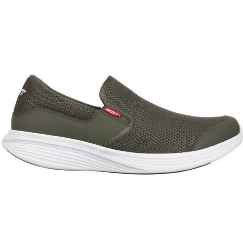 MBT Men's Modena Iii Slip On in Army Green,9