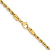 Chisel Stainless Steel Polished Yellow IP-plated 4mm 18" Rope Chain Necklace - 3 of 4