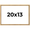 PosterPalooza | Classic Modern Gold Picture Frame - UV Acrylic, Backing Board, Hanging Hardware Included - 2 of 4