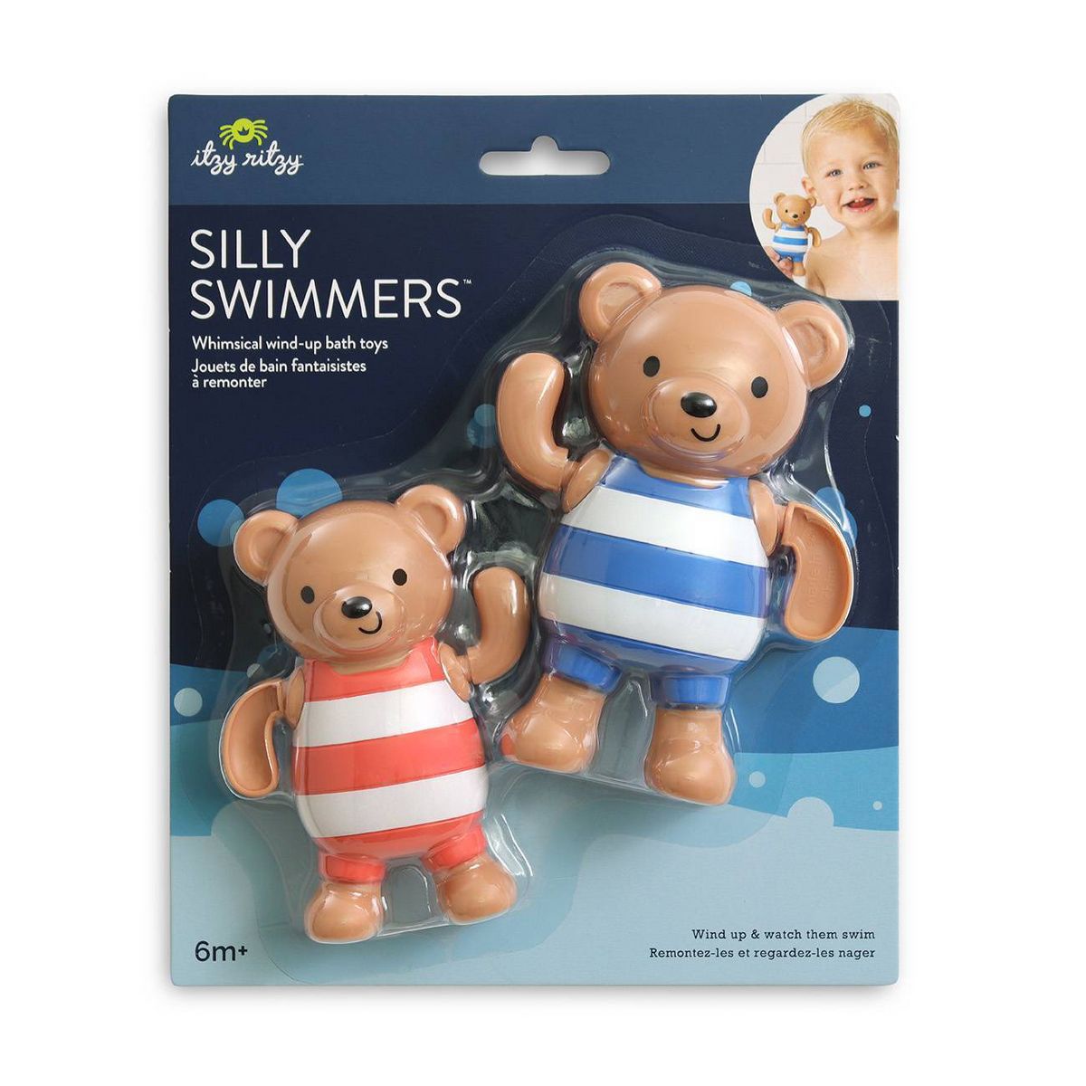 Itzy Ritzy Silly Swimmers Bath Toys - 2pc - thumbnail 8