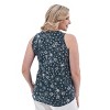 Old Ranch Brands Women's Keara Floral Print Blouse Tank Top - 2 of 4