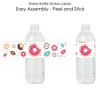 Big Dot of Happiness Donut Worry, Let's Party - Doughnut Party Water Bottle Sticker Labels - Set of 20 - 2 of 4