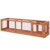 PawHut 59" Long Cat Tunnel with Extendable Design, Outdoor Cat Tunnel House with Weather Protection, Cat Tube Toy Enclosure - 4 of 4