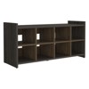 AZL1 Life Concept Shoe Rack Augusta with Eight Shoe Capacity Espresso Mahogany Finish Durable Build for Entryway Room, Black, 42.91"*18.89"*5" - 4 of 4