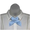Women's Solid Color 1.75" W x Up to 19" L Crossover Tie Uniform Adjustable Neck tie - 2 of 3