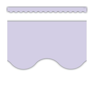 Teacher Created Resources Lavender Scalloped Border Trim, 35 Feet (Pack of 6)
