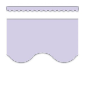 Teacher Created Resources Lavender Scalloped Border Trim, 35 Feet (Pack of 6) - 1 of 1