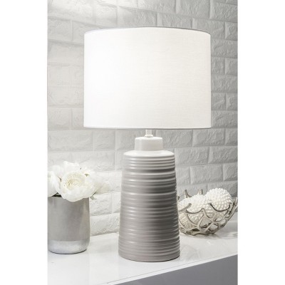 Light Grey Table Lamp 53 Off, Large Grey Ceramic Table Lamp
