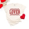 Simply Sage Market Women's Lover Distressed Checkered Short Sleeve Garment Dyed Tee - 3 of 3