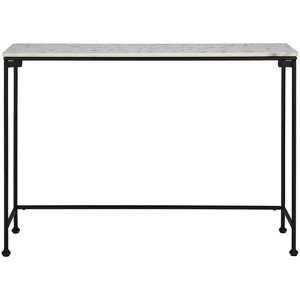 Amelina Ceramic Console Table - CNS3705A - Grey/Black - Safavieh - 1 of 4