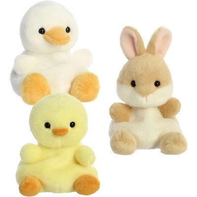 Aurora Palm Pals Plush, Set of 3: Gavin Goose, Betsy Chick & Ella Bunny