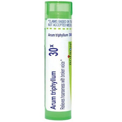 Arum Triphyllum 30X by Boiron Homeopathic Single Medicine For Cough, Cold & Flu  -  80 Pellet