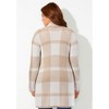 Catherines Women's Plus Size Country Village Sweater Cardigan - 3 of 4