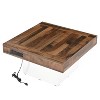 CAVINAS Coffee Tables for Living Room Farmhouse Wood Coffee Table Modern Center Table with 2 USB Ports and Outlets for Apartment - 2 of 4