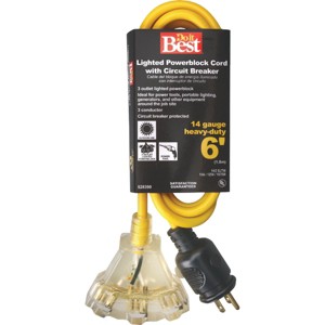 Do it Best  6 Ft. 14/3 Circuit Breaker Protected Extension Cord 553306 - 1 of 1