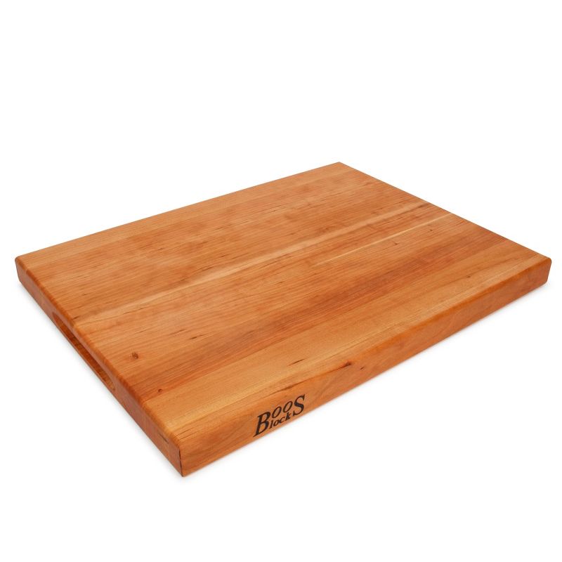 John Boos Wide 1.5 Inch Thick Reversible Cutting Board Block with Two Sided Hand Grips , 18 x 12 x 1.5 Inches, 1 of 7