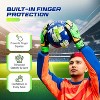 Vizari Kids Training Goalkeeper Gloves - Youth Soccer Goalie Gloves with Finger Protection & Grip Size-9,Red - 3 of 4