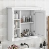 Medicine Cabinet With Mirror,Vanity Countertop With Sink,Toilet Mirror Storage,Vanities And Medicine Cabinets,Shaving Cabinet-The Pop Home - 3 of 4