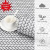 Washable Area Rug – Non-Slip Soft Low Pile Modern Abstract Foldable Ideal for Living Room Bedroom Nursery Dining Room. - 4 of 4