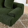 VASIP 110'' L-Shaped Velvet Sectional Sofa, Free Combination Soft Upholstered Couch,for Living Room, Bedroom,Gray - 4 of 4