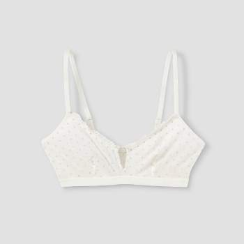 Colsie Women's Lace Bralette Off-White M – Biggybargains