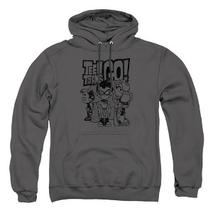 Teen Titans Go Team Up Adult Pull-Over Hoodie - 1 of 4
