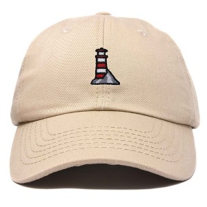 Dalix Lighthouse Embroidered Cap Cotton Baseball Hat Nautical Womens - 1 of 4