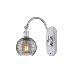 Athens Deco Swirl - 1 Light Arm Swivels Side to Side Wall Sconce In Industrial Style-11.63 Inches Tall and 5.88 Inches W - 1 of 1