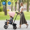 Infans 4-in-1 Baby Tricycle Toddler Trike w/ Convertible Seat Pink - 2 of 4