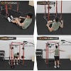 Multi-Functional Strength Training Squat Rack, LAT Pull Down System, Home Gym Equipment with 23 Attachments - 3 of 4
