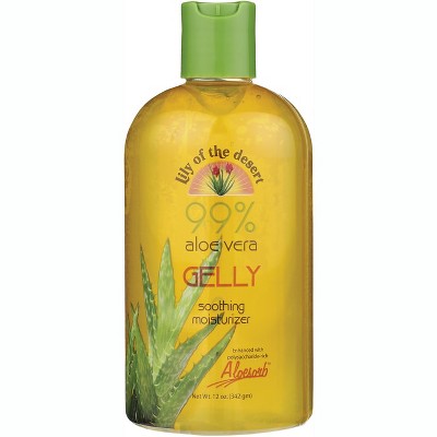 Lily of the Desert 99% Aloe Vera Gelly Soothing Moisturizer 12 oz Gel.