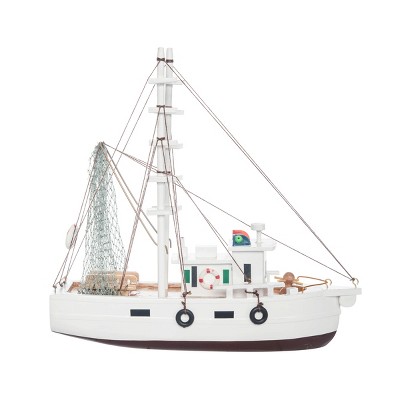 Beachcombers Large Shrimp Boat Figurine