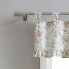 Laura Ashley Madelynn Tab Top Valance - 50X20 - 2 of 3