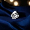Slickblue Minimalist Coil Ring for Women – Polished Stainless Steel, No Plating, Modern Design, Size 5-11 - 2 of 4